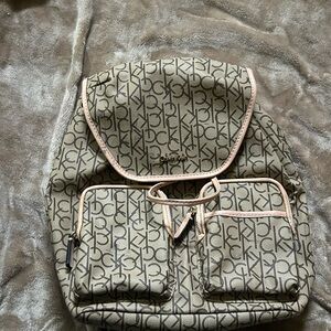 Calvin Klein Tan Backpack